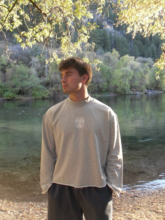 The Raw Edge Mock-Neck